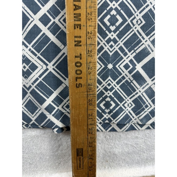 Tommy Bahama Mens Sz XXL Shirt 100% Silk Art Deco Retro Camp Shirt Antique Blue - Picture 13 of 16